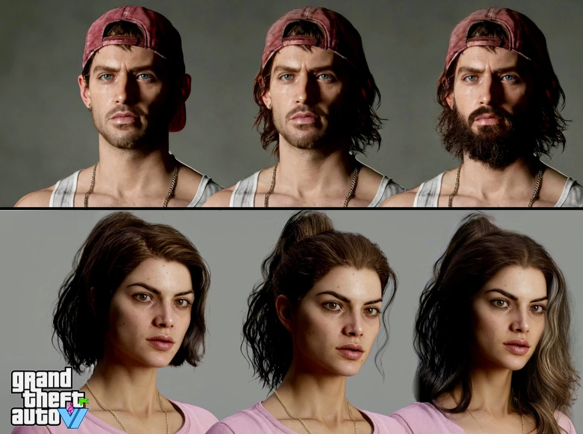 У героев GTA VI в реальном времени будут расти волосы и борода У героев GTA VI в реальном времени будут расти волосы и борода