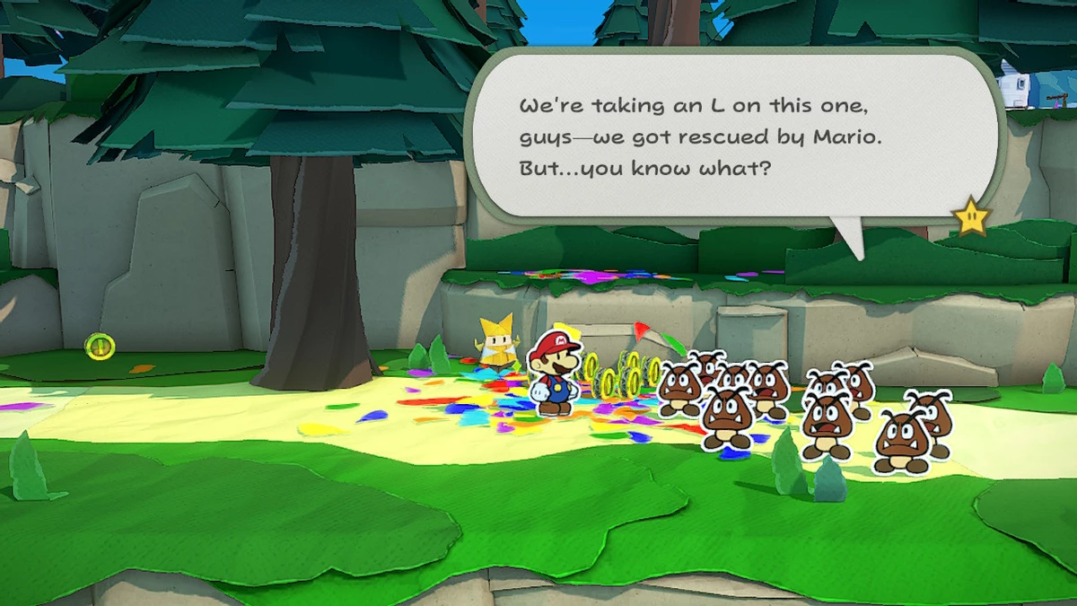 Paper Mario: Origami King - юмор, краски и веселье Paper Mario: Origami King - юмор, краски и веселье