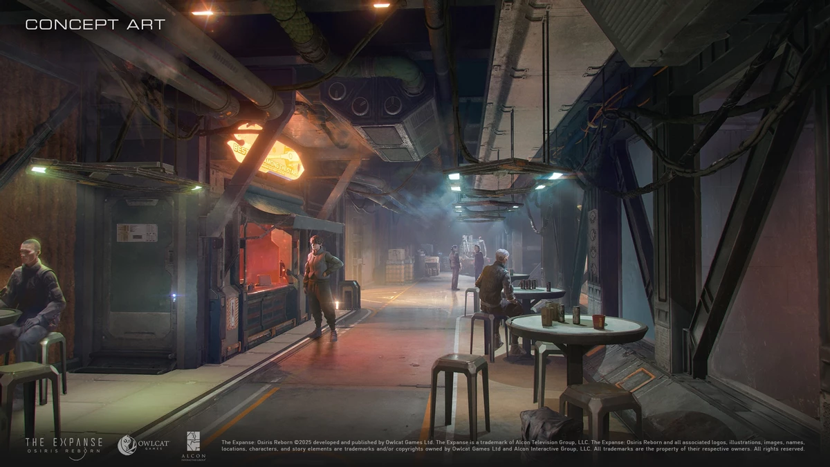 Концепт базы Цереры из The Expanse: Osiris Reborn от Owlcat Games Концепт базы Цереры из The Expanse: Osiris Reborn от Owlcat Games