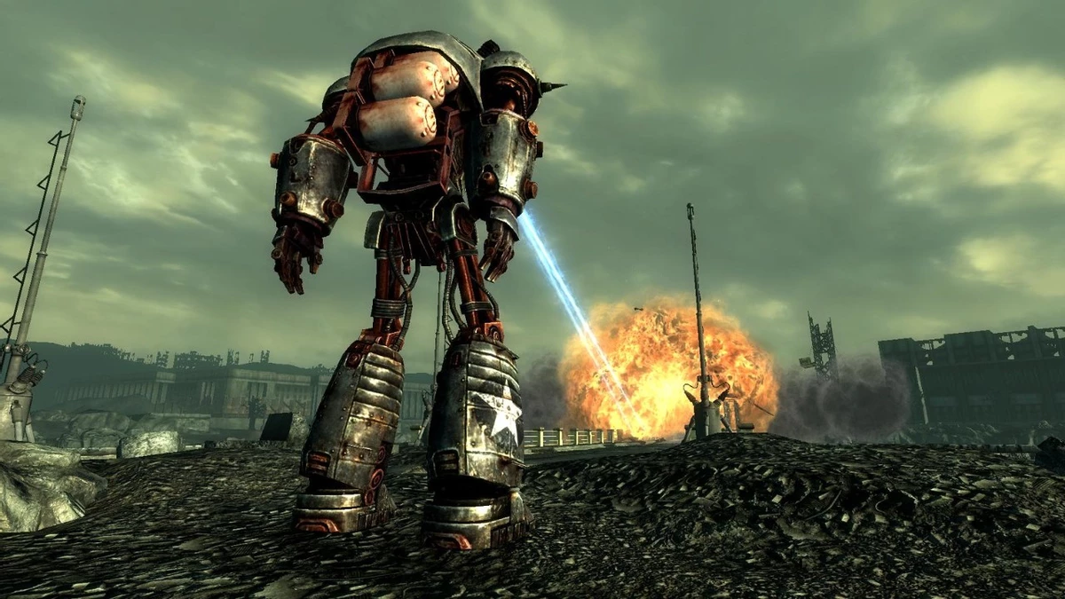 Разработчики Fallout 3 потратили не один месяц на создание марша Либерти Прайм