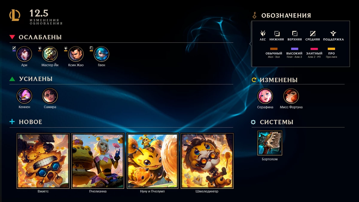 Новые “пчелки” уже скоро в League of Legends Новые “пчелки” уже скоро в League of Legends