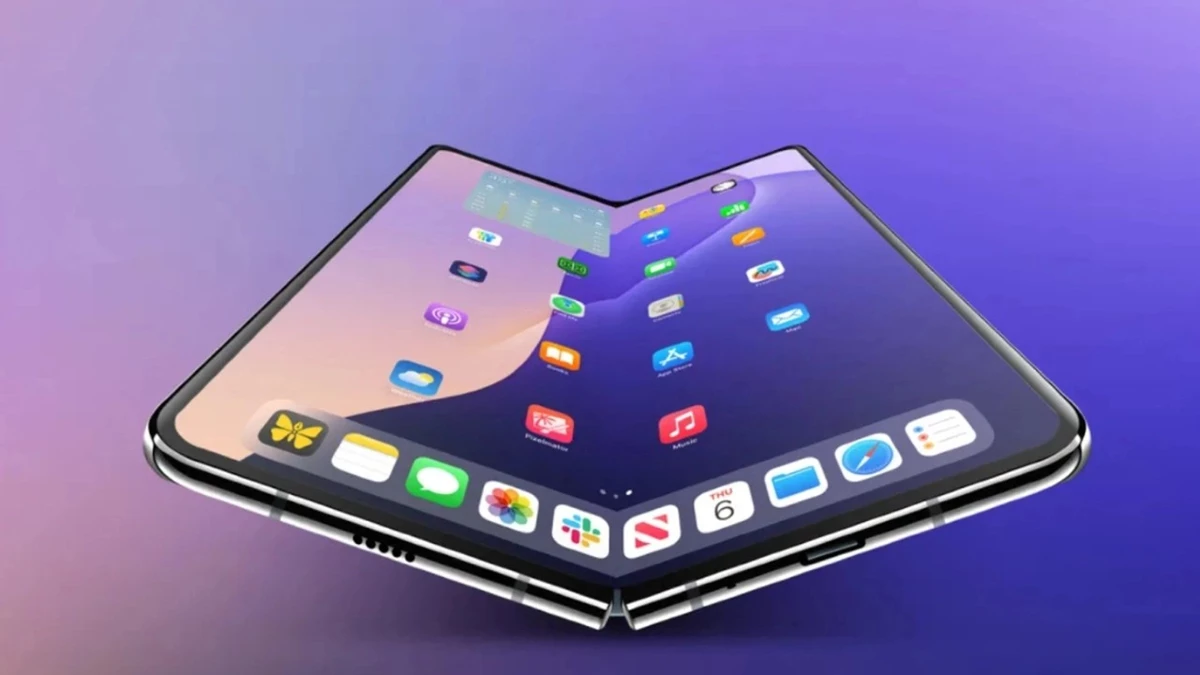 Складной iPhone Fold выйдет без слота для физической SIM‑карты