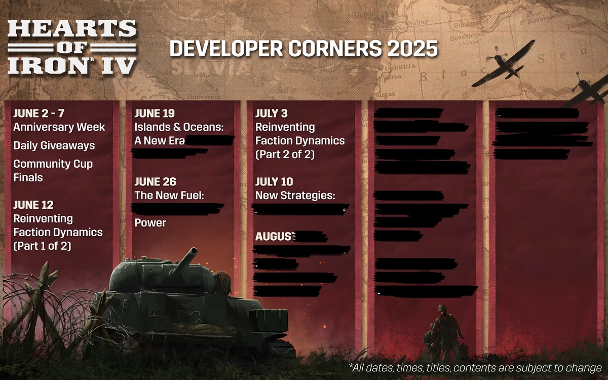 Стратегия Hearts of Iron 4 отмечает девятилетие грандиозными планами развития Стратегия Hearts of Iron 4 отмечает девятилетие грандиозными планами развития