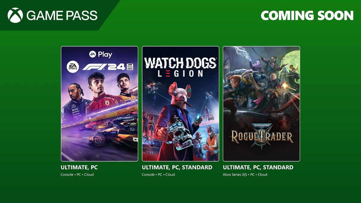 Game Pass в феврале пополнят Avowed, Watch Dogs: Legion и Warhammer 40,000: Rogue Trader Game Pass в феврале пополнят Avowed, Watch Dogs: Legion и Warhammer 40,000: Rogue Trader