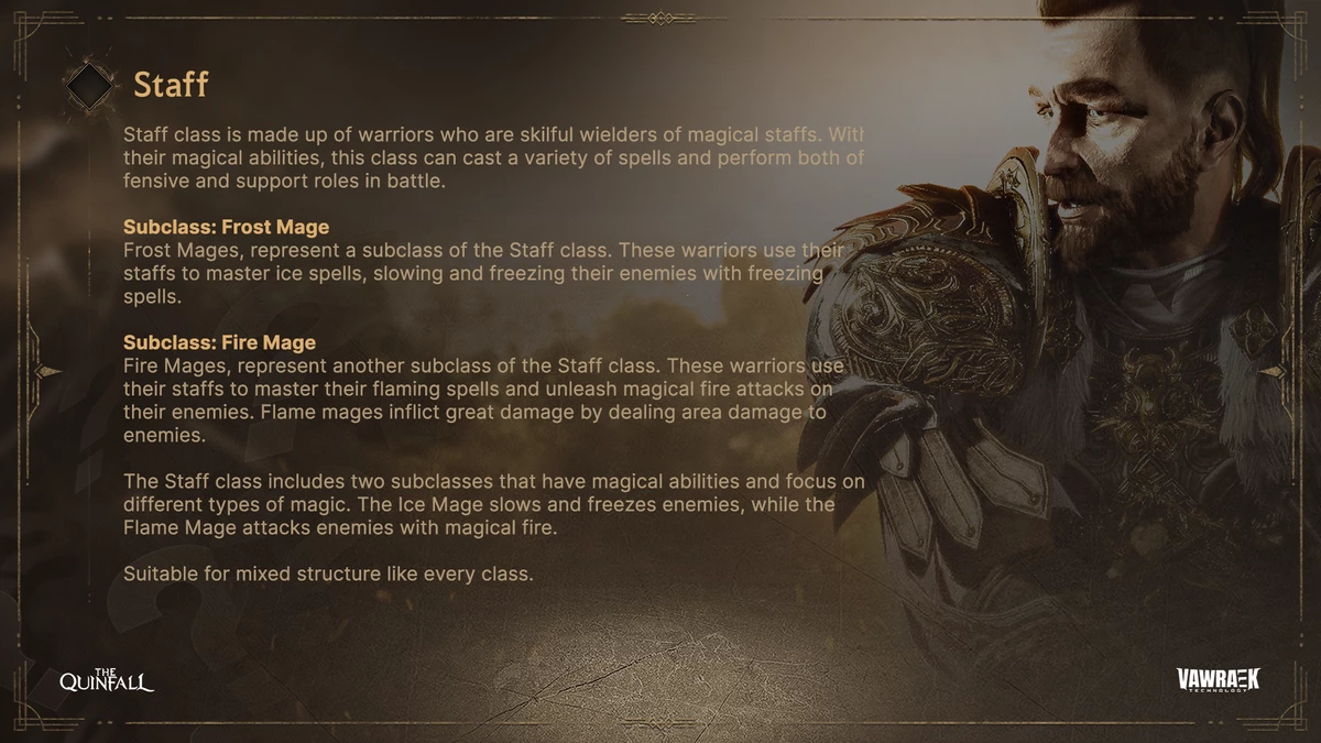 Архетип Посох в MMORPG The Quinfall — морозный и огненный маги Архетип Посох в MMORPG The Quinfall — морозный и огненный маги