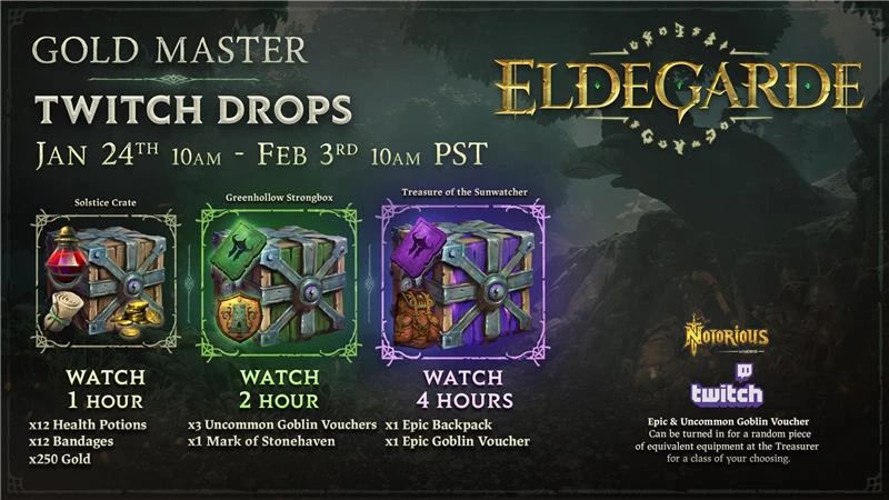 Фэнтезийный экстракшн Eldegarde запустит Twitch Drops, чтобы привлечь новых игроков