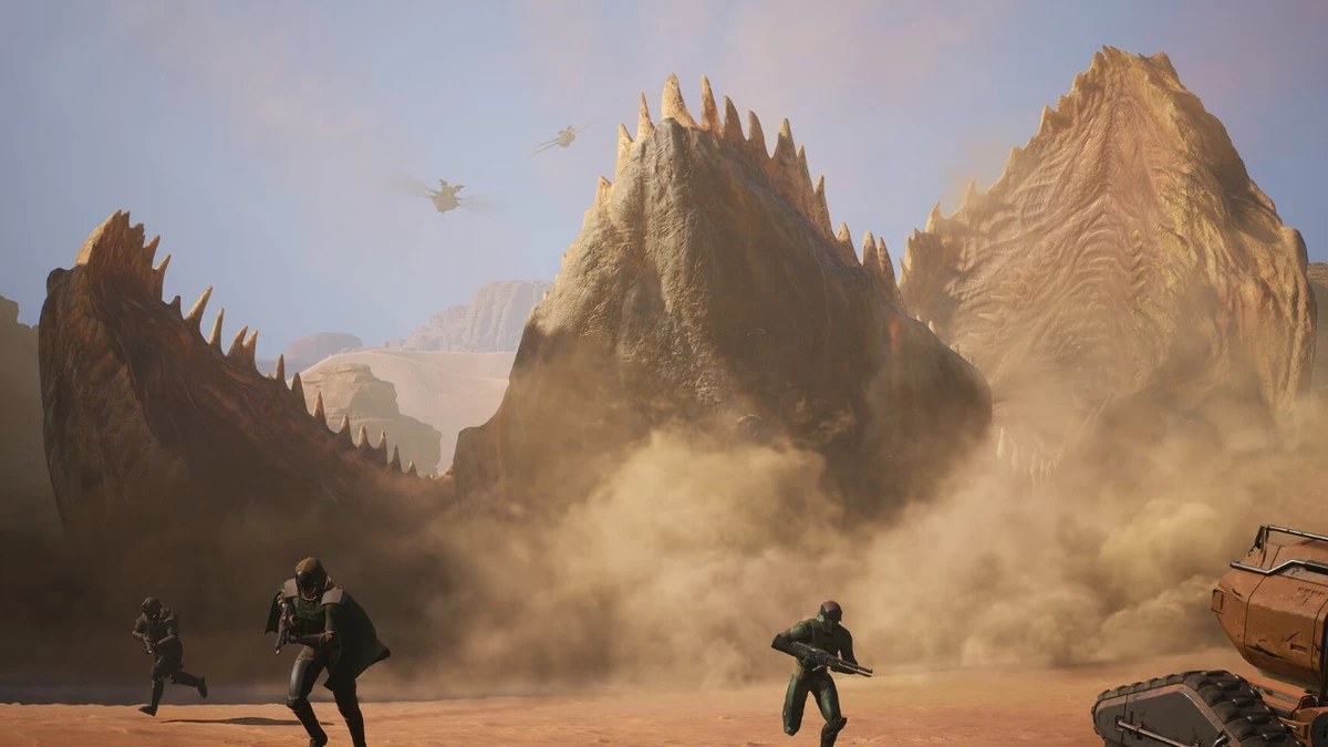 Огромные песчаные черви в новом видео о Dune: Awakening Огромные песчаные черви в новом видео о Dune: Awakening