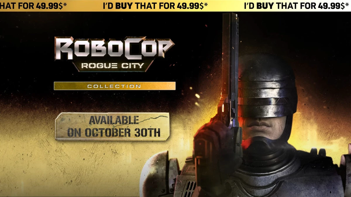 Закон дешевле оптом: 30 октября выйдет RoboCop: Rogue City Collection Закон дешевле оптом: 30 октября выйдет RoboCop: Rogue City Collection