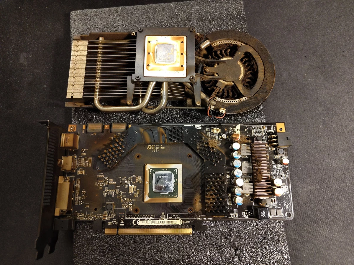 NVIDIA GeForce 9800 GT курильщика (буквально) воскресили для игры в Crysis