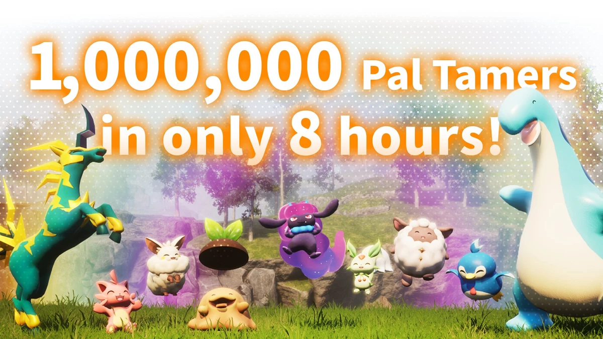 Лавину Palworld не остановить — за 8 часов продано уже миллион копий игры Лавину Palworld не остановить — за 8 часов продано уже миллион копий игры