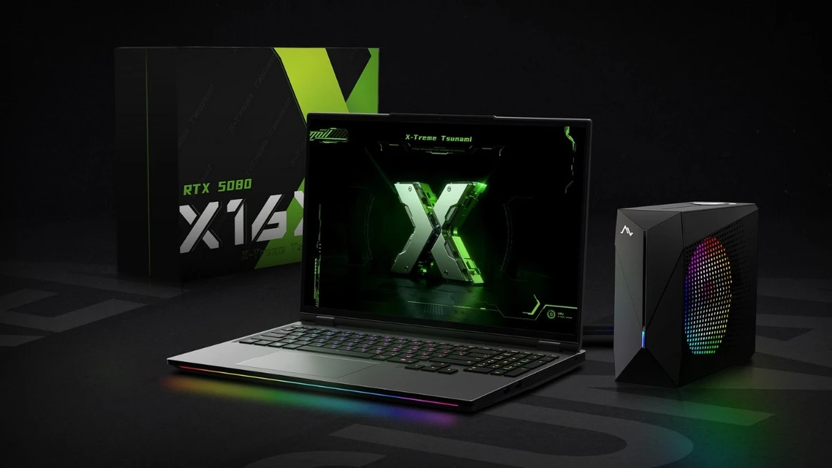 MAIBENBEN представила первый в мире игровой ноутбук с RTX 5080 и настоящим водяным охлаждением