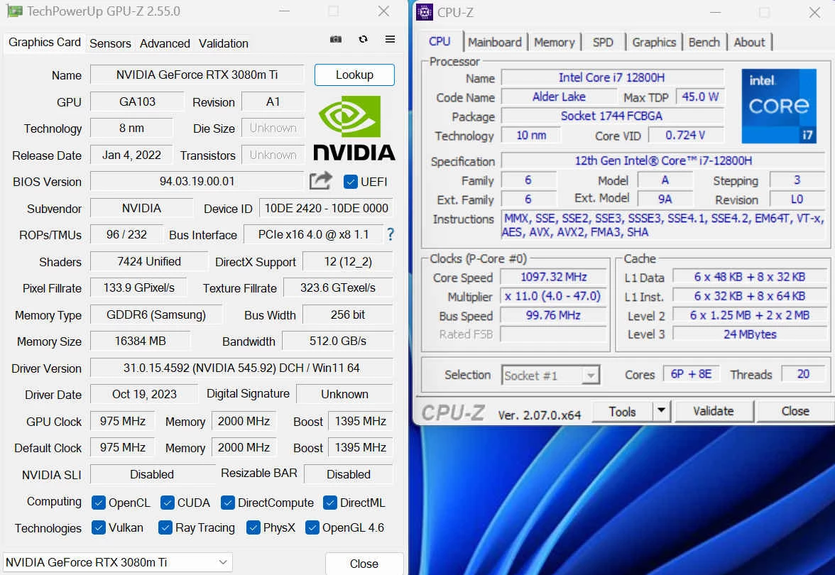 Мобильная RTX 3080 Ti в облике настольной видеокарты протестирована Мобильная RTX 3080 Ti в облике настольной видеокарты протестирована
