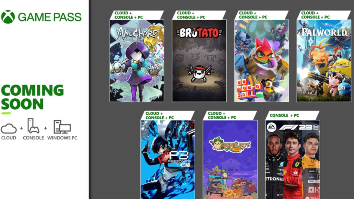F1 23, Palworld, Brotato и другие игры появятся в Game Pass в скором времени F1 23, Palworld, Brotato и другие игры появятся в Game Pass в скором времени