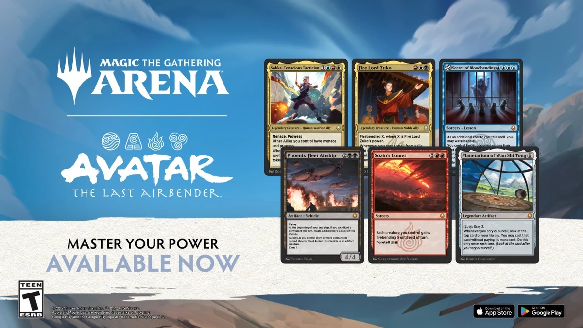 Набор «Аватар: Легенда об Аанге» уже доступен в Magic: The Gathering 