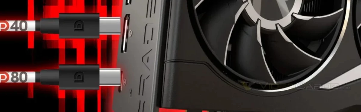 AMD Radeon RX 7000 получат DisplayPort 2.0 UHBR20. Два 8K HDR-монитора без DSC