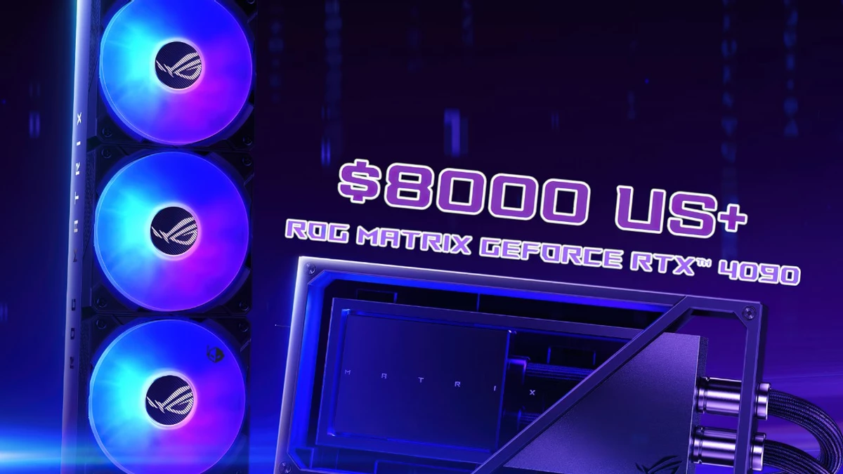 Всего 8000 долларов просят за ASUS RTX 4090 ROG MATRIX в Китае Всего 8000 долларов просят за ASUS RTX 4090 ROG MATRIX в Китае