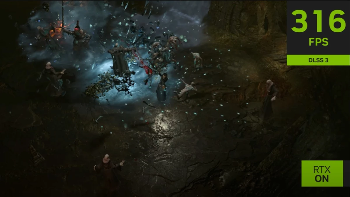 316 FPS в Diablo IV — игровой процесс от NVIDIA с DLSS 3 316 FPS в Diablo IV — игровой процесс от NVIDIA с DLSS 3