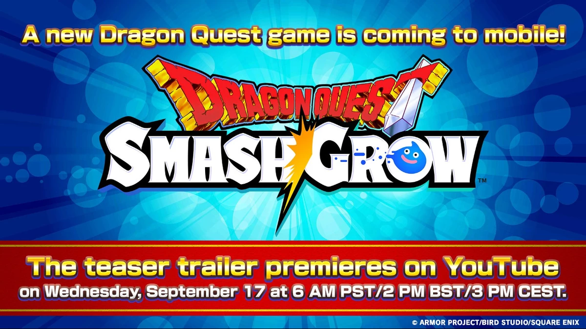 Анонсирована мобильная Dragon Quest Smash/Grow Анонсирована мобильная Dragon Quest Smash/Grow
