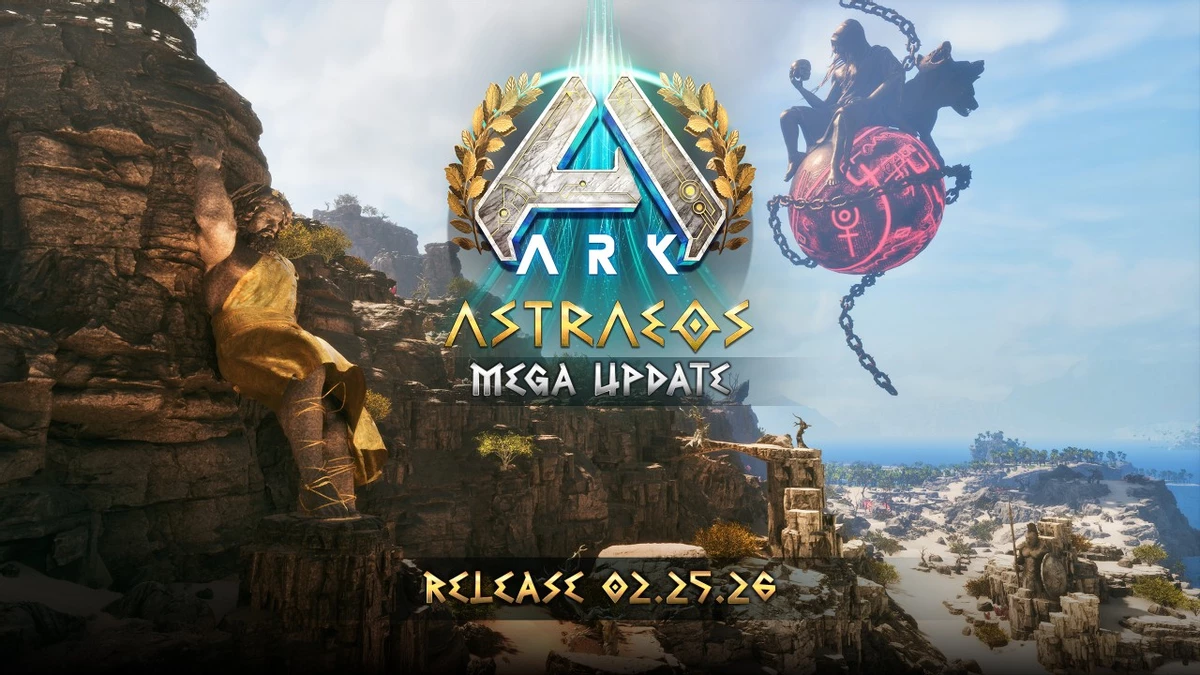 Масштабное обновление Astraeos для ARK: Survival Ascended с пустыней Pyranthos откроется 25 февраля