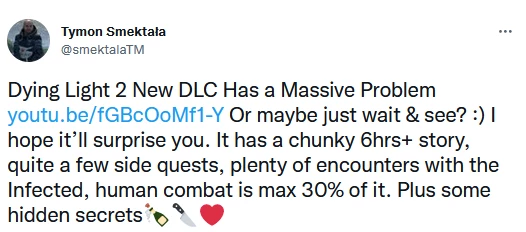 В дополнении Dying Light 2 Stay Human: Bloody Ties будет более 6 часов сюжетного контента В дополнении Dying Light 2 Stay Human: Bloody Ties будет более 6 часов сюжетного контента