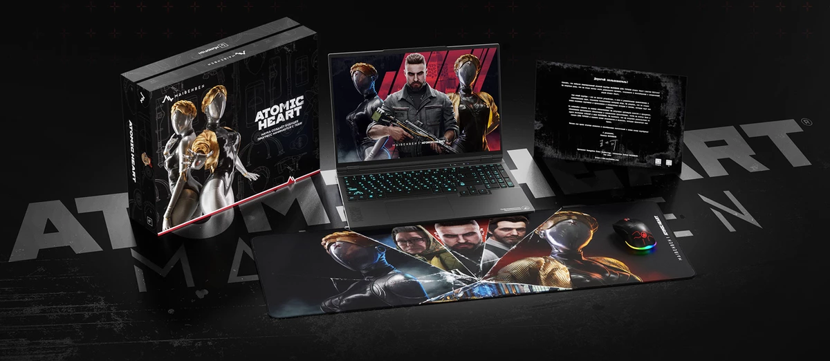 Обзор Maibenben X-Treme Typhoon X16B в стиле Atomic Heart — красиво и мощно