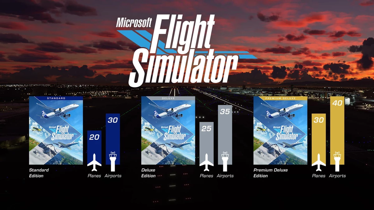 Microsoft Flight Simulator выйдет 18 августа. За Premium Deluxe придется выложить порядка ₽12 500 Microsoft Flight Simulator выйдет 18 августа. За Premium Deluxe придется выложить порядка ₽12 500