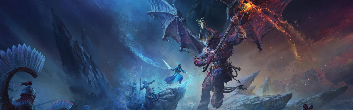 Карта «Бессмертных империй» из Total War: WARHAMMER III на видео Карта «Бессмертных империй» из Total War: WARHAMMER III на видео