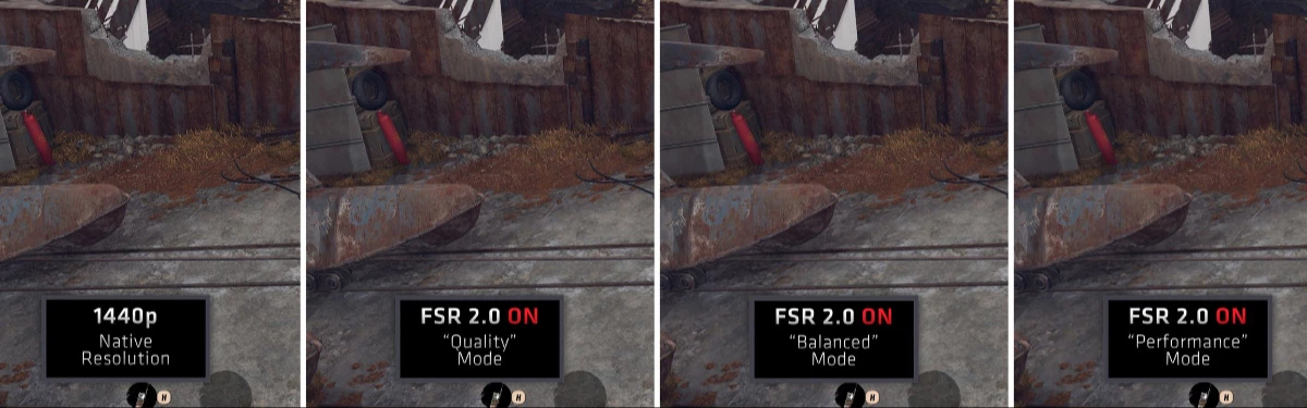 Новая демонстрация работы апскейлера AMD FSR 2.0