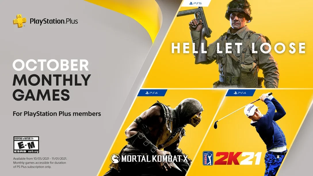 Объявлен список игр PS Plus на октябрь: Hell Let Loose, PGA Tour 2K21 и Mortal Kombat X Объявлен список игр PS Plus на октябрь: Hell Let Loose, PGA Tour 2K21 и Mortal Kombat X