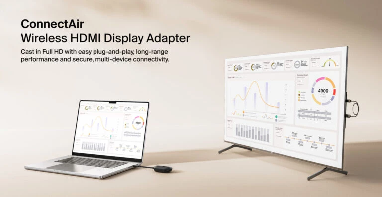 Беспроводной HDMI работает на расстоянии в 40 метров, но ограничен 1080p при 60 Гц
