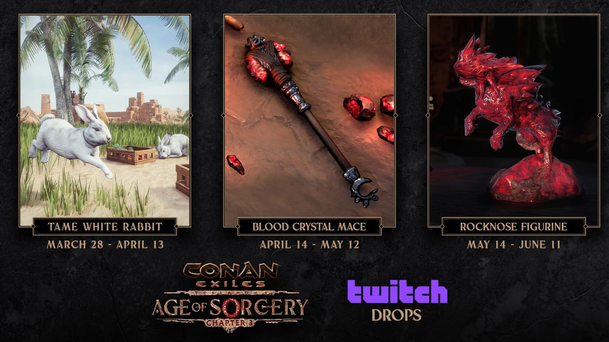 Разработчики Conan Exiles раздают фигурку Камнерога через Twitch Drops Разработчики Conan Exiles раздают фигурку Камнерога через Twitch Drops