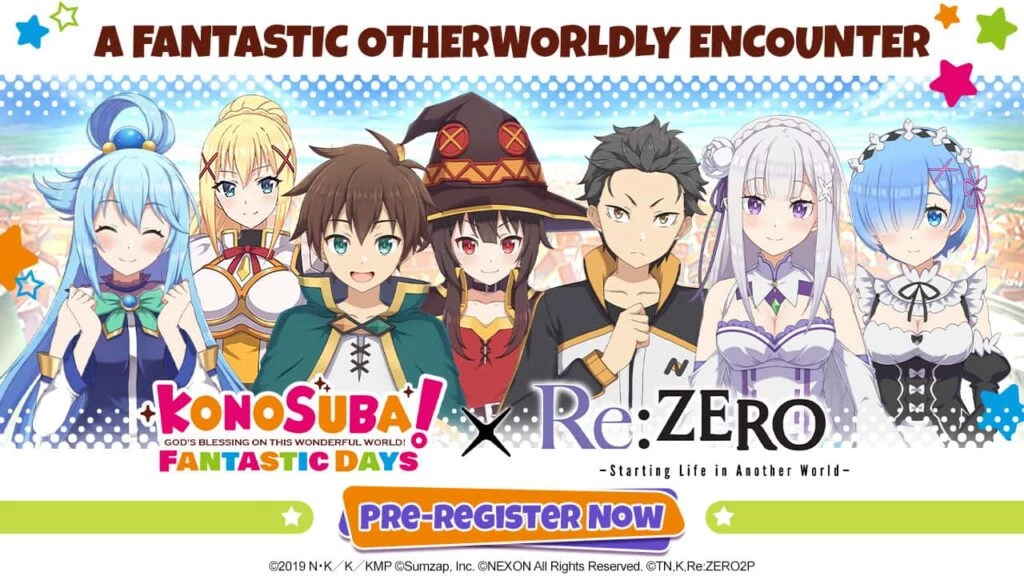 В начале ноября в KonoSuba: Fantastic Days состоится коллаборация с исекаем Re:ZERO В начале ноября в KonoSuba: Fantastic Days состоится коллаборация с исекаем Re:ZERO