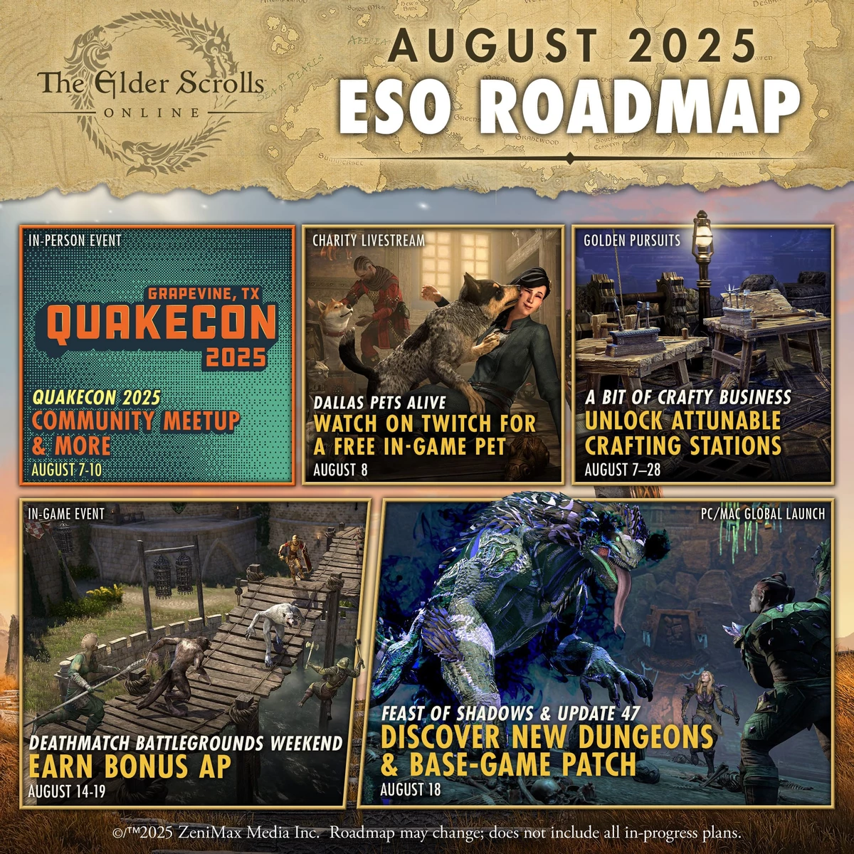 Команда The Elder Scrolls Online рассказала о своих планах на август Команда The Elder Scrolls Online рассказала о своих планах на август