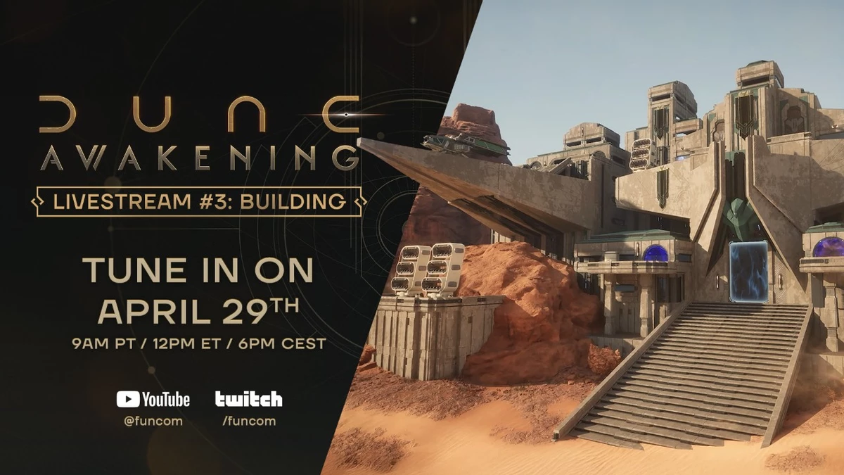 Разработчики Dune: Awakening раскрывают детали строительства и крафтинга в новом стриме Разработчики Dune: Awakening раскрывают детали строительства и крафтинга в новом стриме