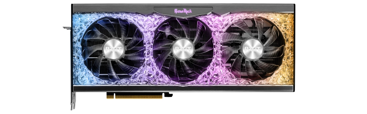Видеокарты GeForce RTX 3090 Ti серии GameRock от Palit Видеокарты GeForce RTX 3090 Ti серии GameRock от Palit