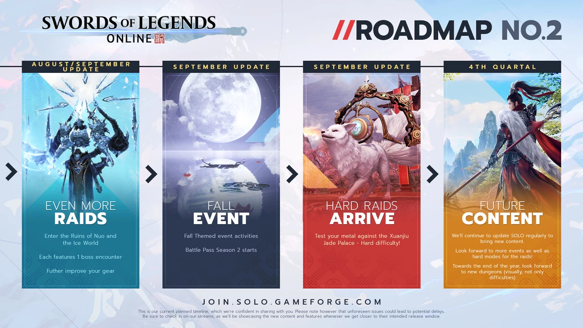 Swords of Legends Online - План развития западной версии игры на первые месяцы после релиза Swords of Legends Online - План развития западной версии игры на первые месяцы после релиза