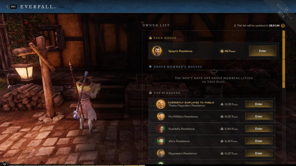 New World – Руководство для новичка. Личный лагерь и домовладение New World – Руководство для новичка. Личный лагерь и домовладение