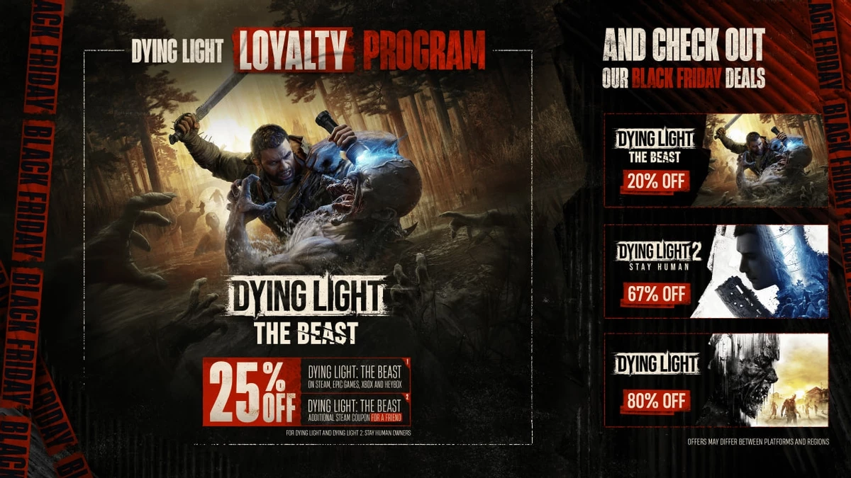 Анонсирована скидка на Dying Light: The Beast, но получить ее смогут не только лишь все