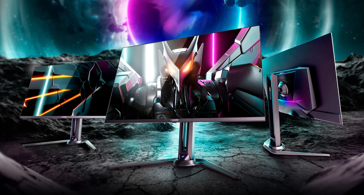 GIGABYTE представила самый быстрый в мире QD-OLED монитор AORUS FO27Q5P