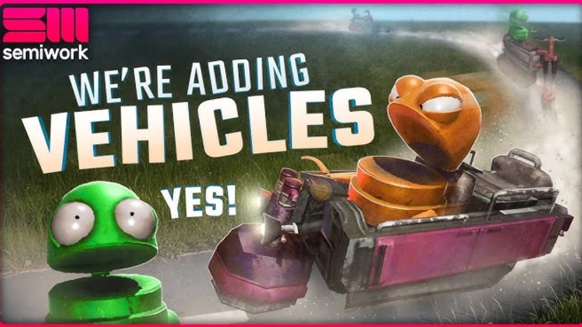 В R.E.P.O. появились транспортные средства — представлен Semiscooter В R.E.P.O. появились транспортные средства — представлен Semiscooter