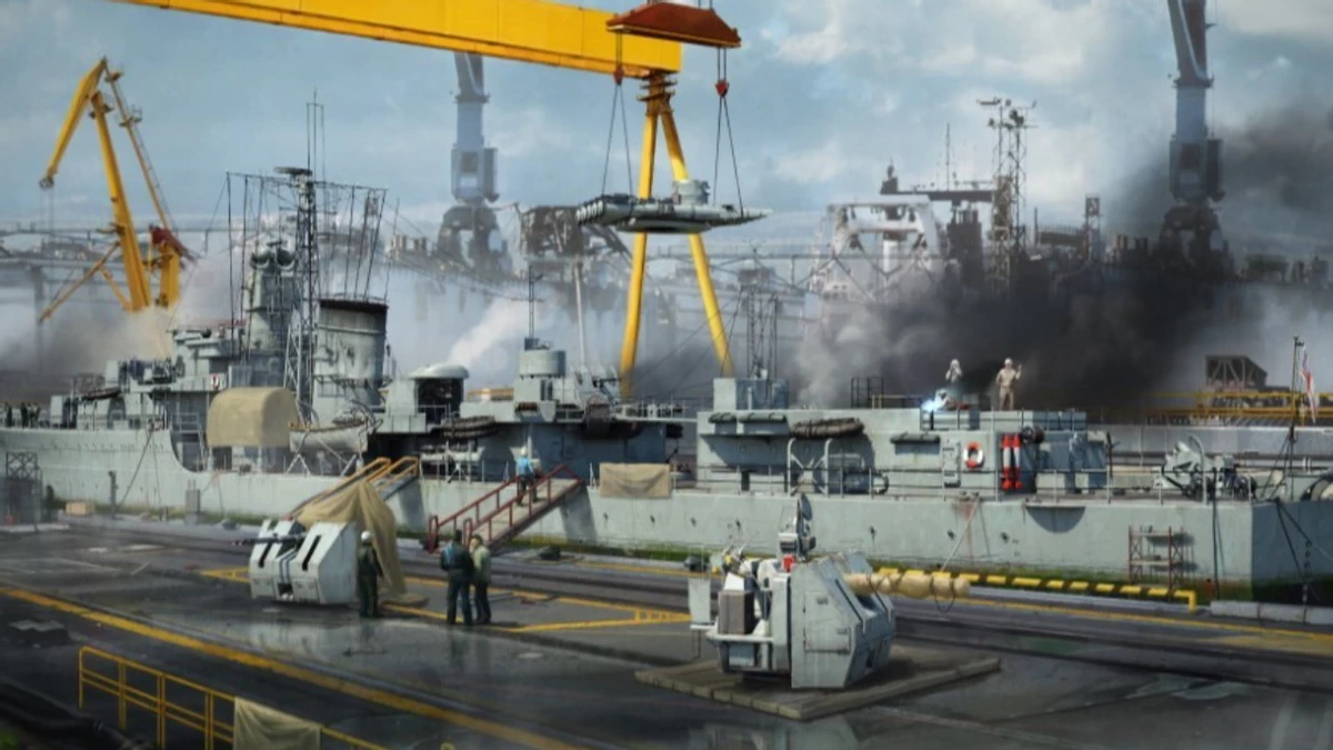 В обновлении «Остриё копья» для War Thunder появится новая механика борьбы за живучесть кораблей