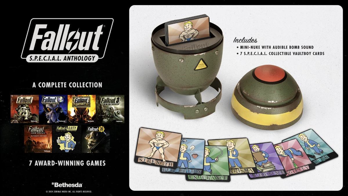 Анонсировано физическое издание Fallout S.P.E.C.I.A.L. Anthology Анонсировано физическое издание Fallout S.P.E.C.I.A.L. Anthology