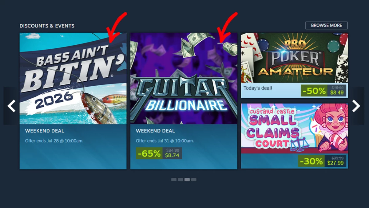 Даты всех распродаж в Steam на первую половину 2026 года Даты всех распродаж в Steam на первую половину 2026 года