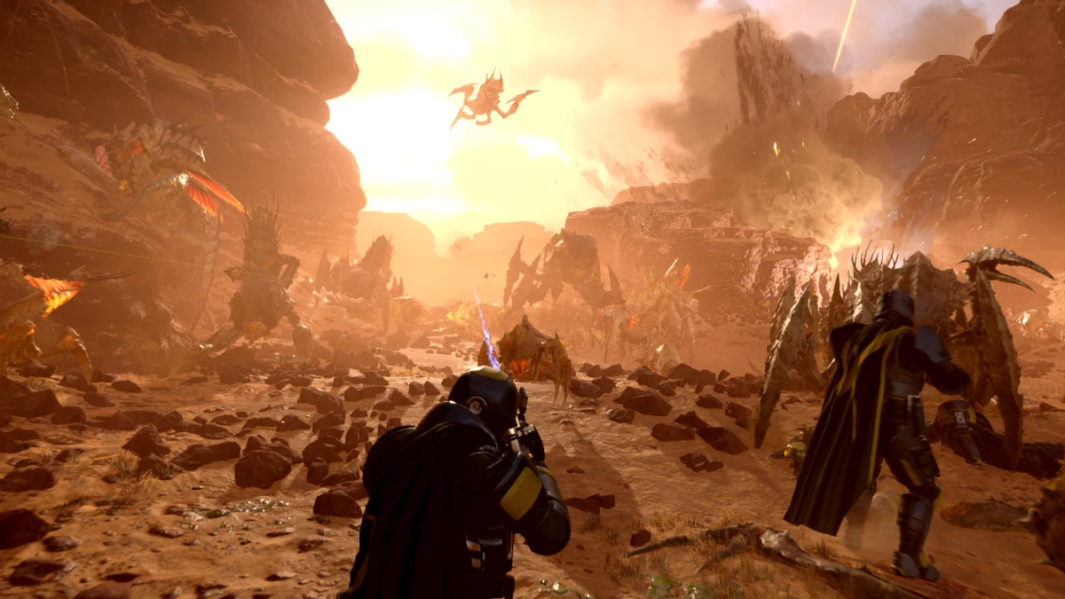 Helldivers 2 все еще может похвалиться впечатляющими цифрами