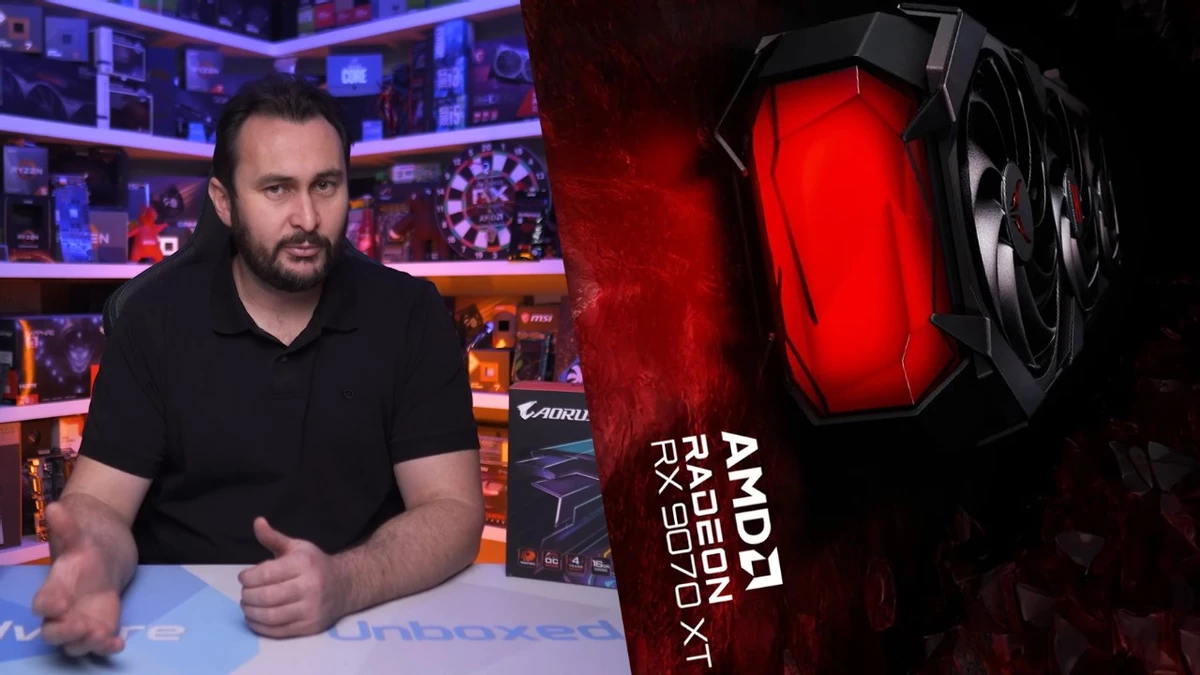 Hardware Unboxed оправдываются после странных тестов RX 9070 XT против RTX 5070 Ti