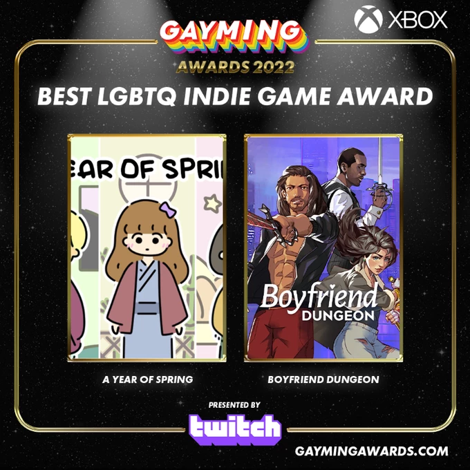 Геи и лесбиянки* при поддержке PlayStation, Xbox, EA и Twitch огласили претендентов на Gayming Awards