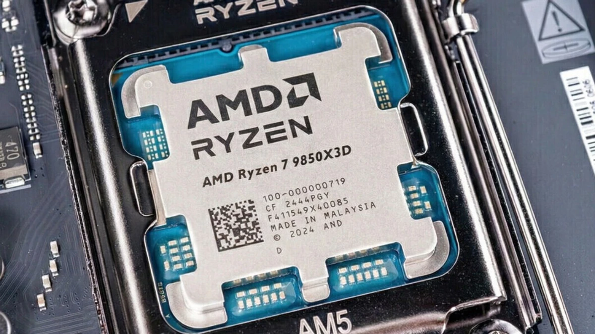 AMD Ryzen 7 9850X3D замечен с невероятно быстрой памятью DDR5-9800 AMD Ryzen 7 9850X3D замечен с невероятно быстрой памятью DDR5-9800