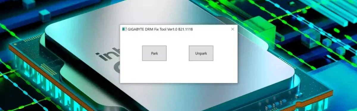 GIGABYTE выпустила утилиту для исправления проблем с DRM-защитой некоторых игр на Intel Alder Lake GIGABYTE выпустила утилиту для исправления проблем с DRM-защитой некоторых игр на Intel Alder Lake