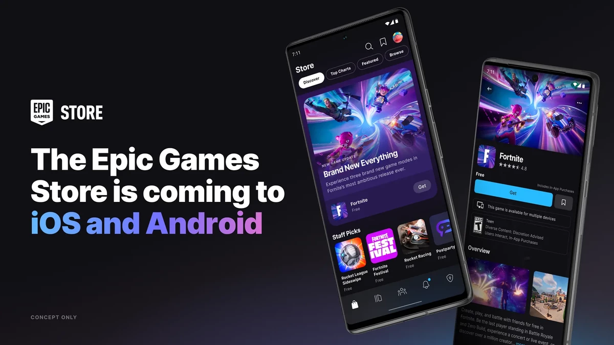 Epic Games Store запустят на Android и iOS до конца года — Fortnite вернется на смартфоны Epic Games Store запустят на Android и iOS до конца года — Fortnite вернется на смартфоны