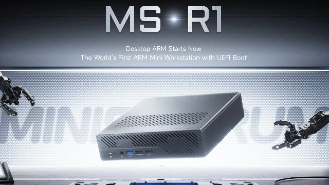 Minisforum выпустила свой первый мини-ПК на базе ARM с полноразмерным слотом PCIe x16 для дискретных видеокарт